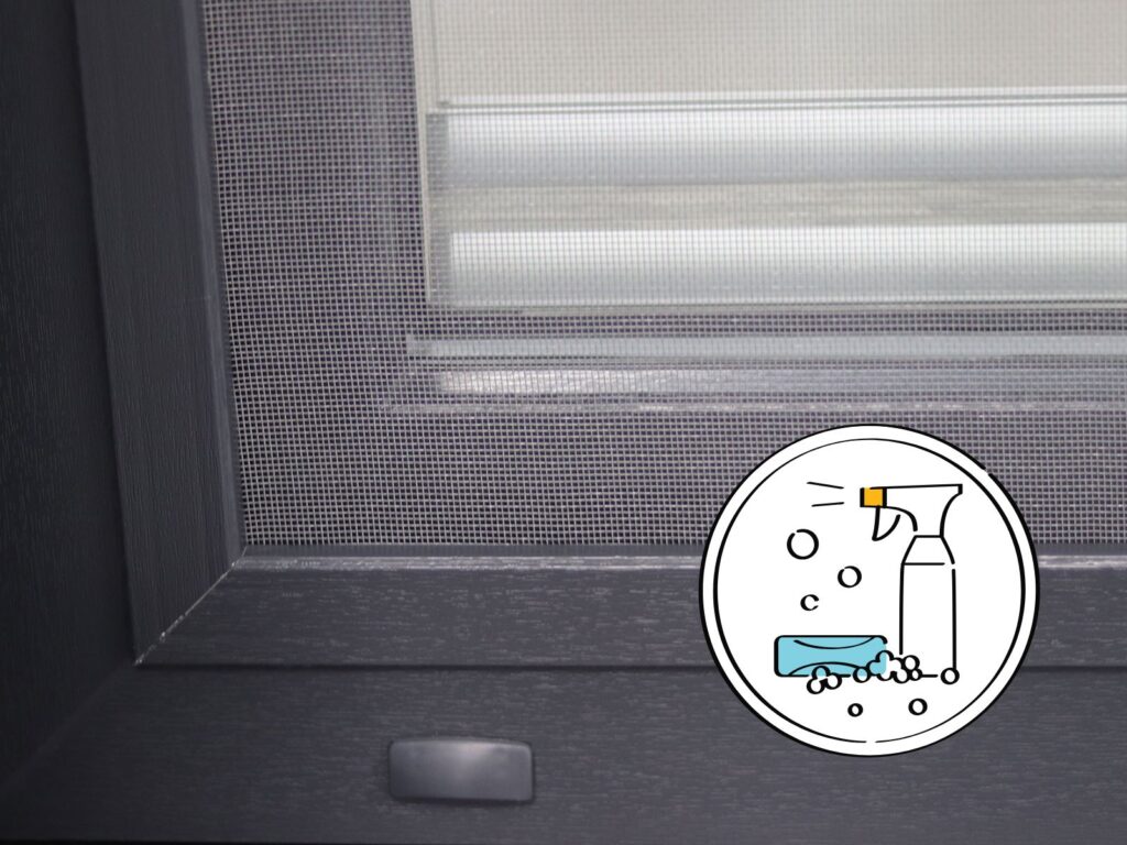 Jak čistit sítě proti hmyzu