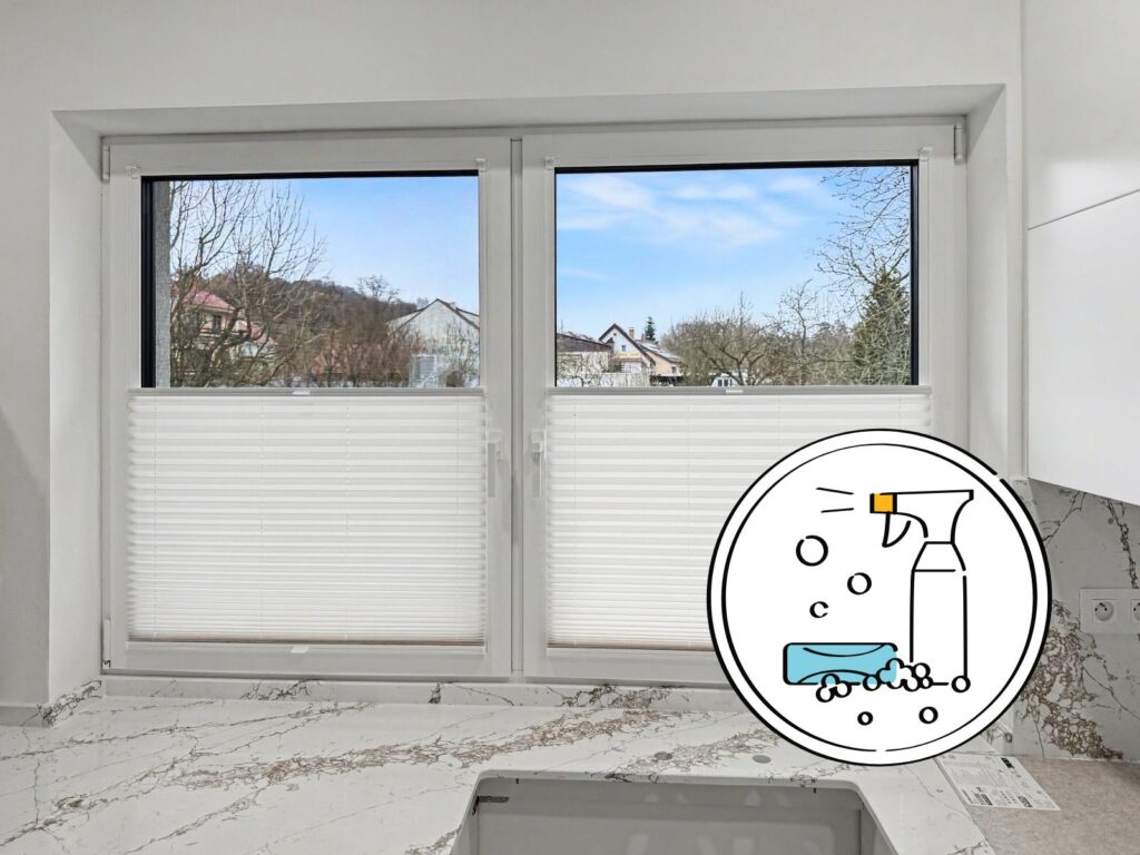 Jak čistit plisé žaluzie