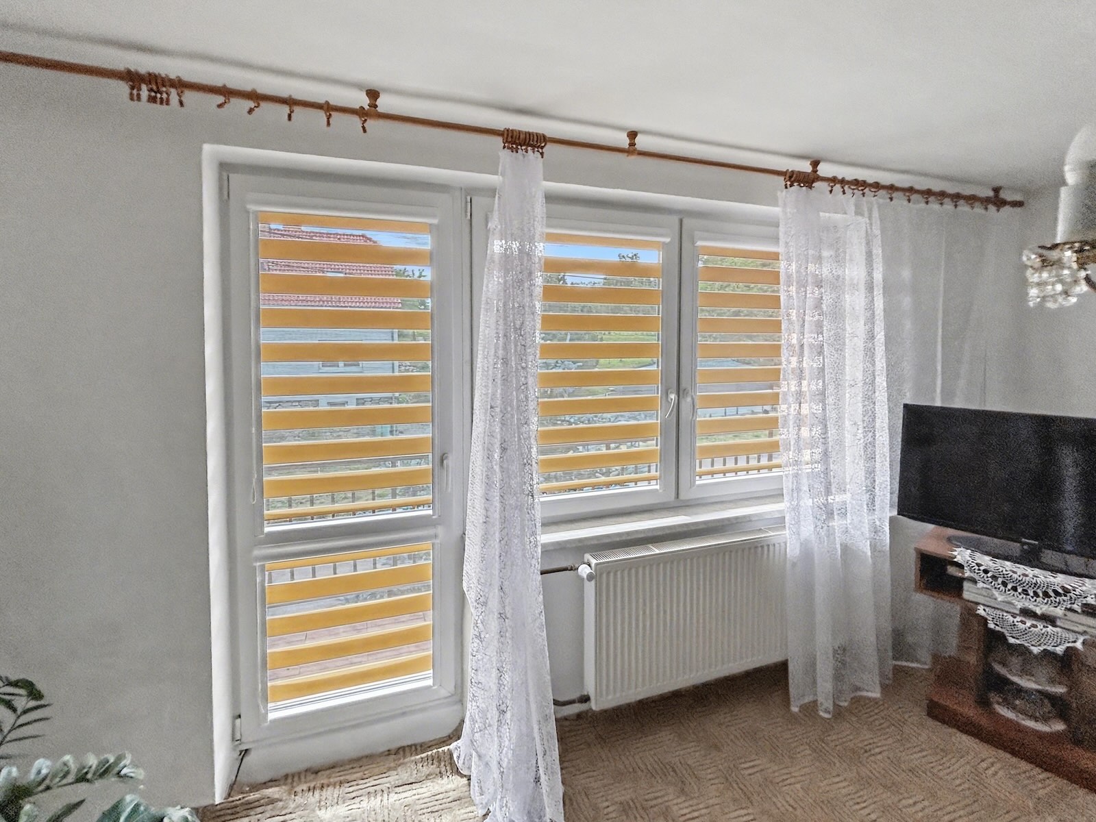 Rolety den a noc balkonová sestava