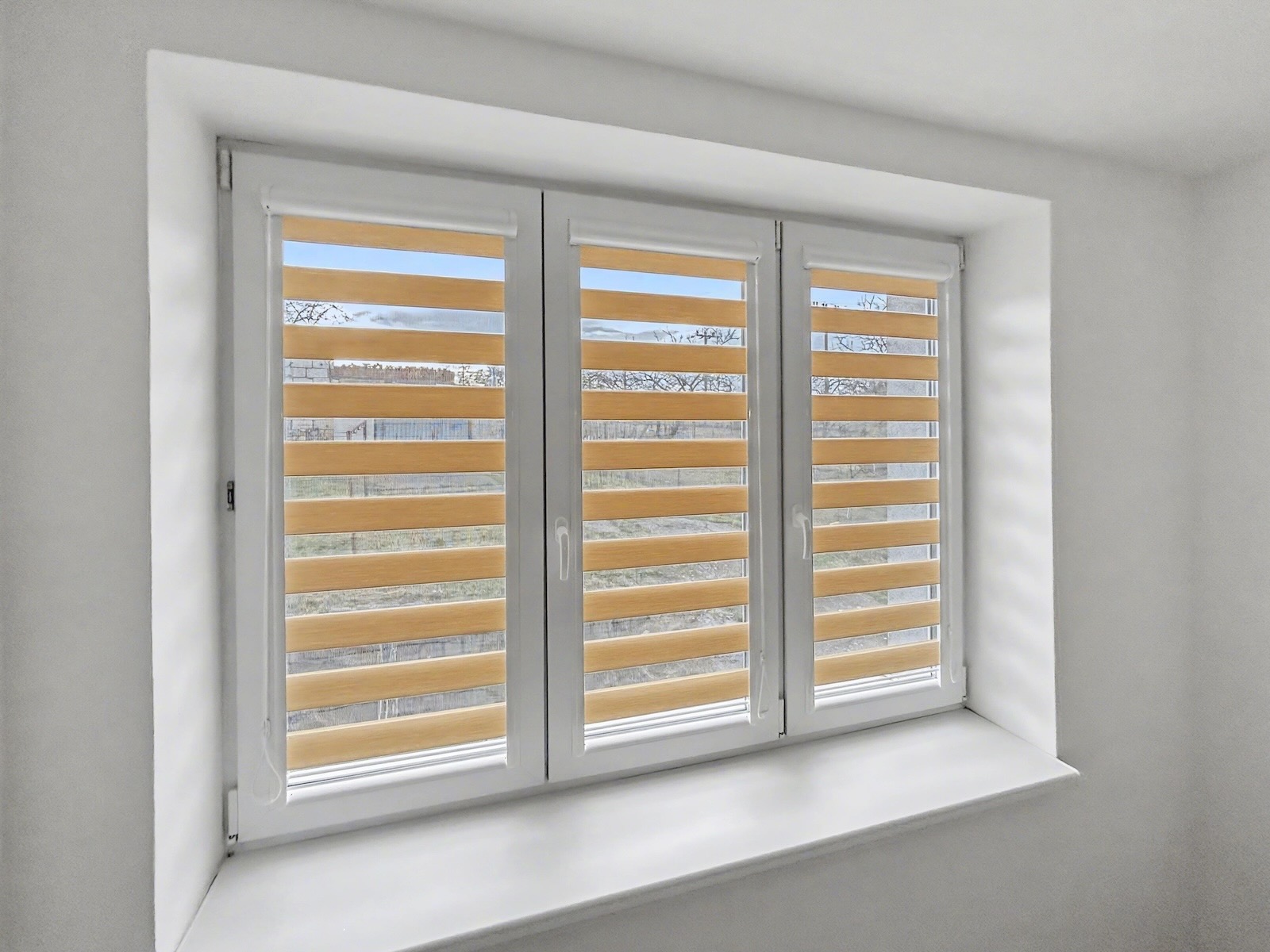 Rolety den a noc světle hnědé