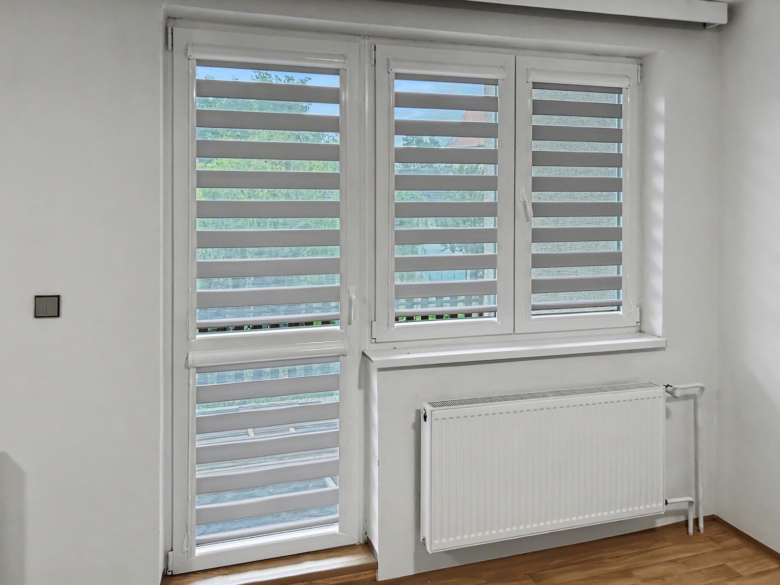 Rolety den a noc balkonová sestava