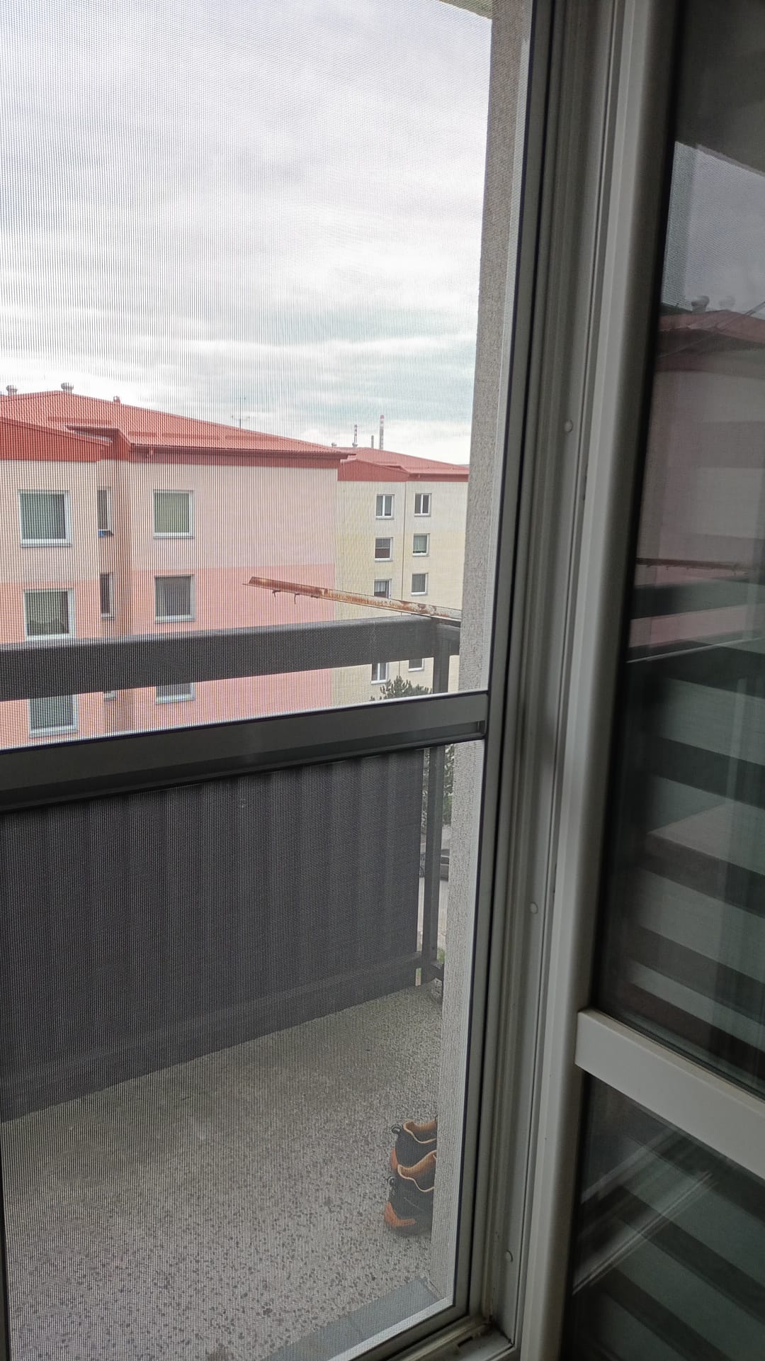 Pantová dveřní síť bílá