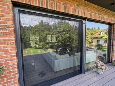 Plisé síť antracit