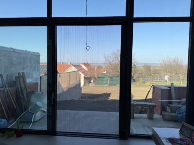 Plisé síť antracit