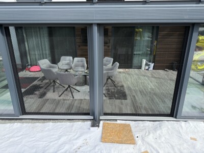 Plisé síť antracit