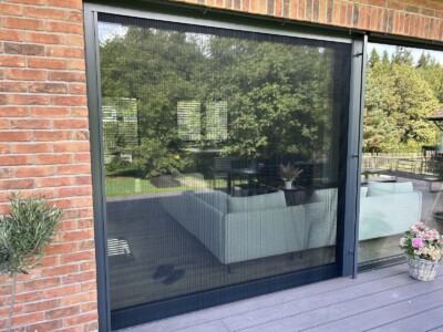 Plisé síť antracit