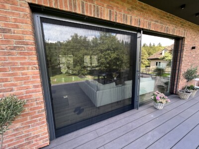 Plisé síť antracit