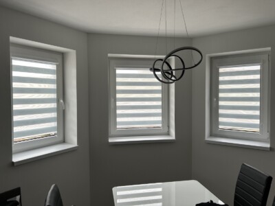 Rolety den a noc stříbrné