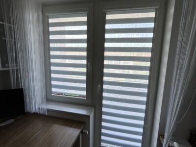 Rolety den a noc stříbrné