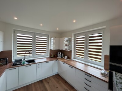 Rolety den a noc tmavě hnědé