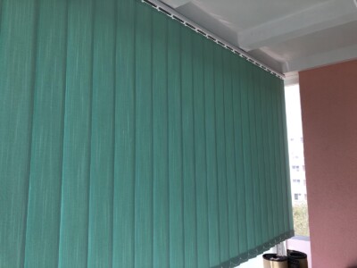 Vertikální žaluzie zelená