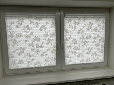 Vzorovaná plisé žaluzie